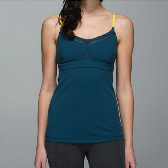 Lululemon Just Breathe Tank Alberta Lake sz-8 - Picture 10 of 11